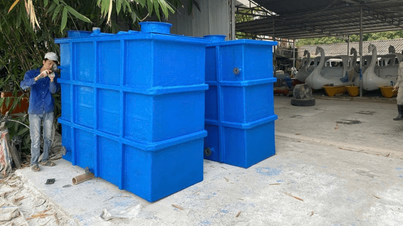 Bể tách mỡ Composite 12 bể tách mỡ composite