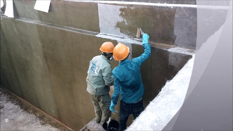 bọc composite cho bể bê tông