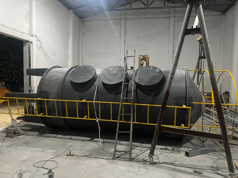 tháp hấp phụ khí thải 