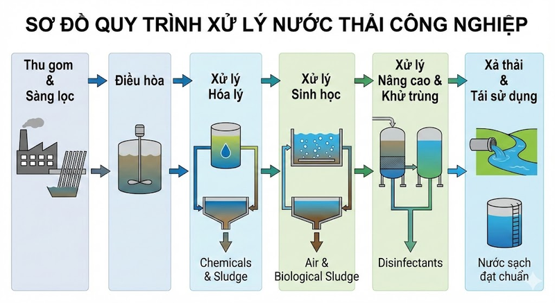 xử lý nước thải công nghiệp